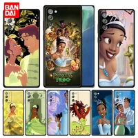 disney tiana princess anime phone case for samsung galaxy a51 a52 a03 a13 a31 a32 a50 a70 a71 note 20 ultra 5g protection cover