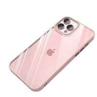 the new popular frosted texture transparent acrylic phone case thickened anti drop glossy feel for iphone 13 cases for women