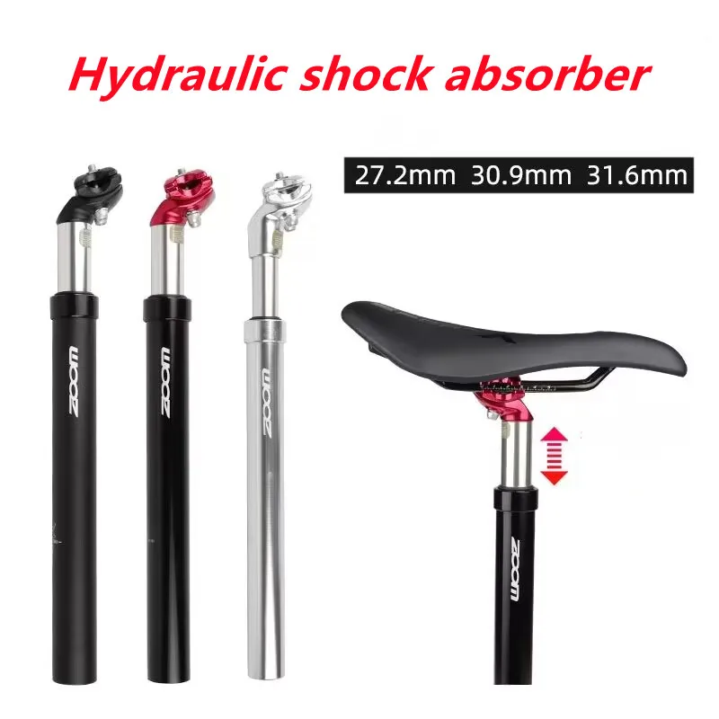 

ZOOM Suspension Seat Tube Shock Absorber Damping MTB Bicycle Seat Post 27.2/30.9 /31.6mm Mountain Bike Seatpost