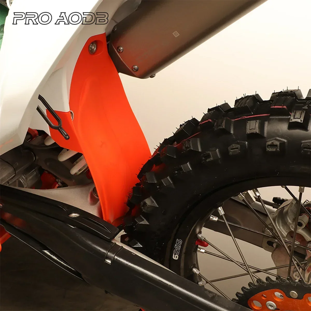 Фото Задний амортизатор и брызговик для мотоциклов KTM 125-500cc 2023-2024 SX SXF XC XCF XCW XCFW EXC EXCF, универсальные гоночные запчасти №3