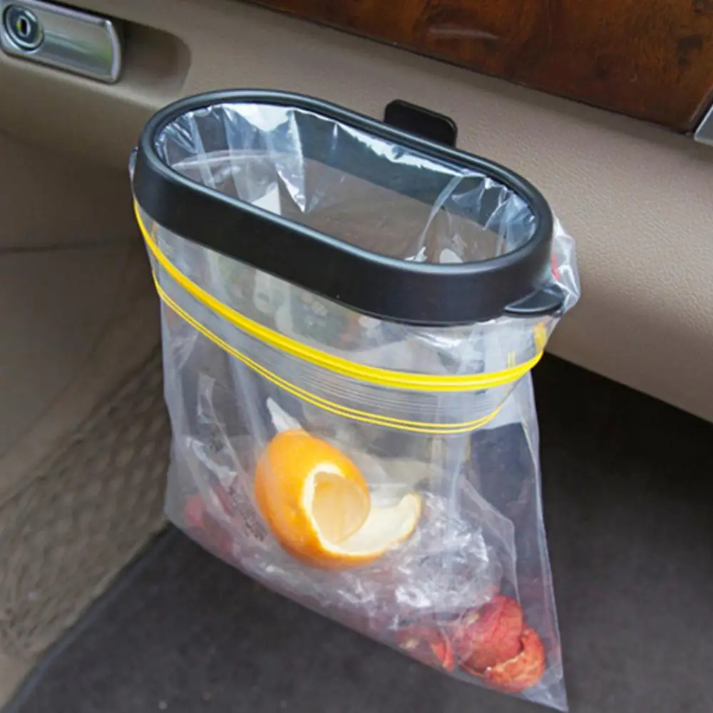 

Foldable Car Organizer Frame Auto Trash Can Car Accessories Automobile Garbage Rubbish Waste Holder