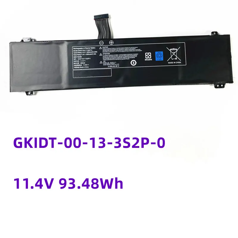 New GKIDT-00-13-3S2P-0 Laptop Battery For Schenker XMG Fusion 15 Series XFU15L19 11.4V 8200mAh 93.48Wh