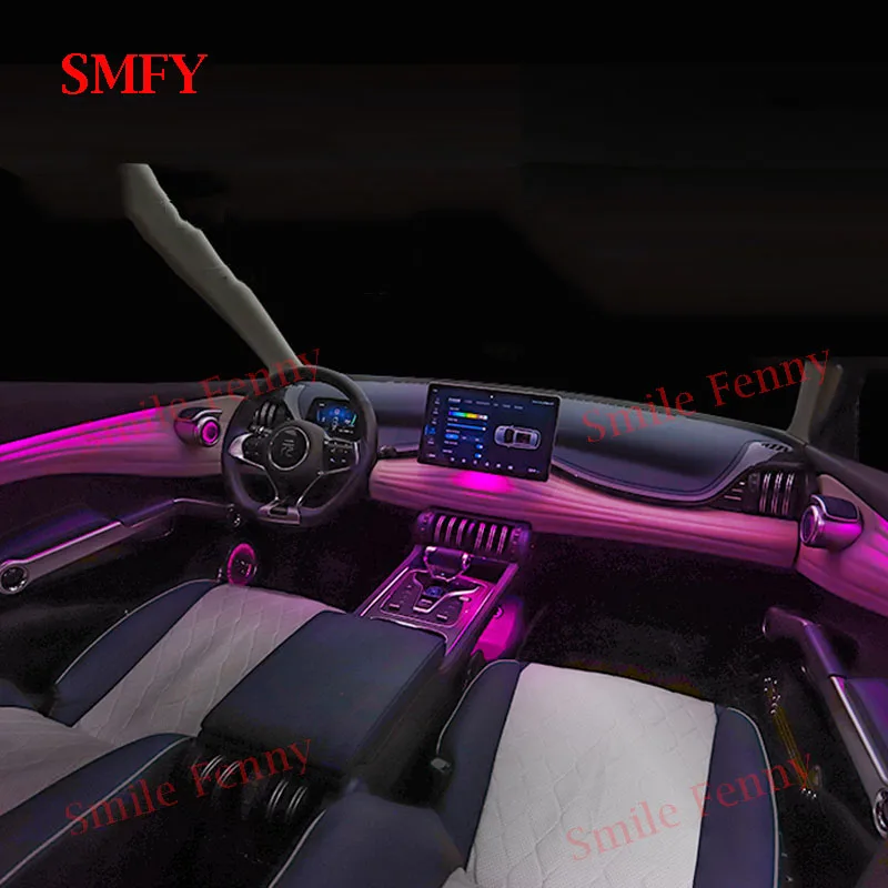 

Для BYD ATTO 3 2022 2023 внутренняя атмосферная лампа для автомобиля, центральное управление, цветные атмосферные огни