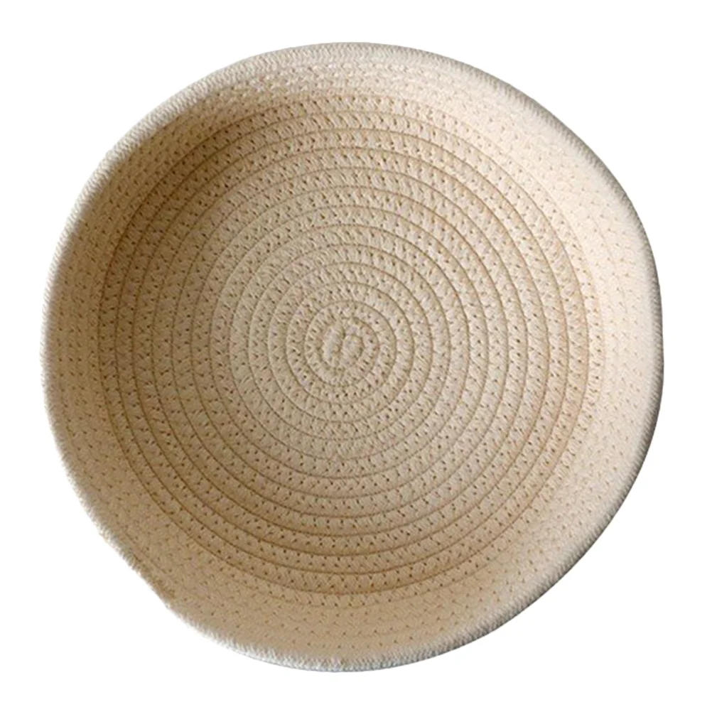 

Маленькие тканые корзины, крошечные пустые крошечные неглубокие корзины для хранения, хлопковые веревочные корзины, корзины Монтессори, ко...