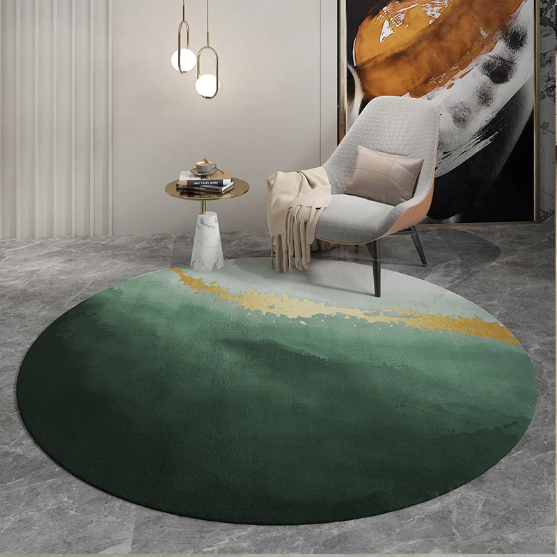 Современный минималистичный круглый ковер в скандинавском стиле подвесная