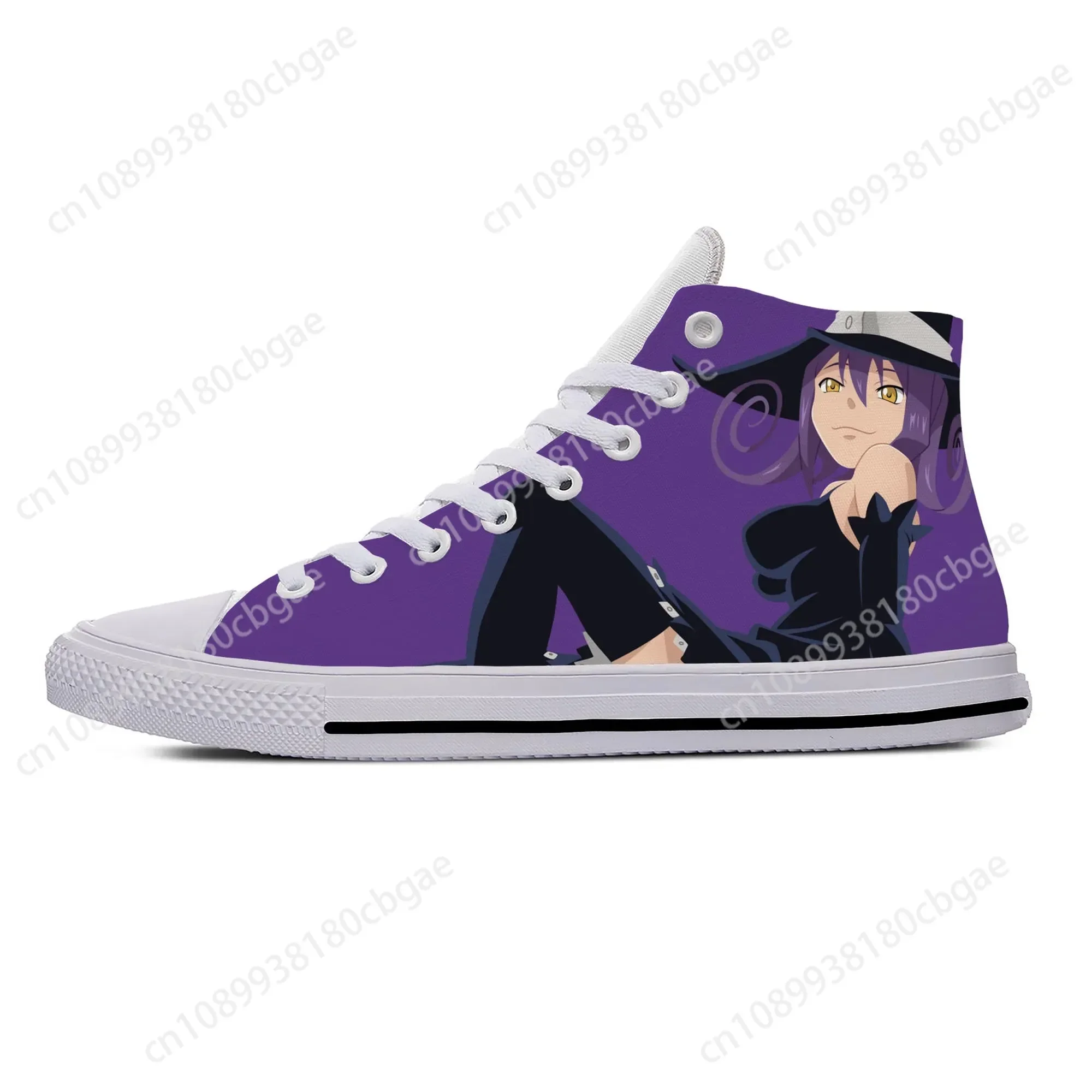 Hot Japanese Anime Manga Cartoon Soul Eater Blair Casual Cloth Shoes High Top Lightweight Breathable 3D Print Men Women Sneakers