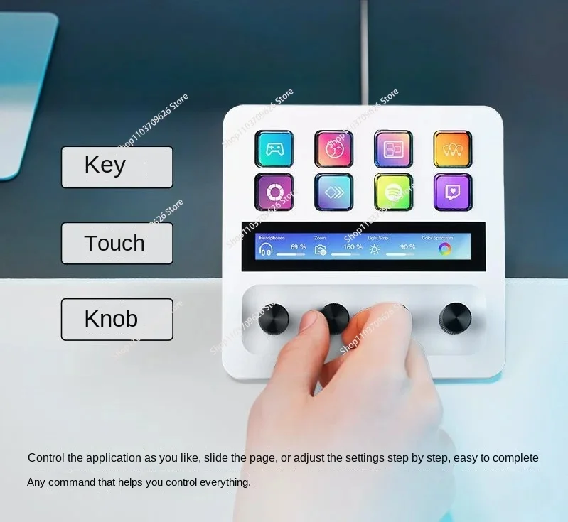 USB-C Stream Deck + трансляционная станция режиссера прямой трансляции консоль