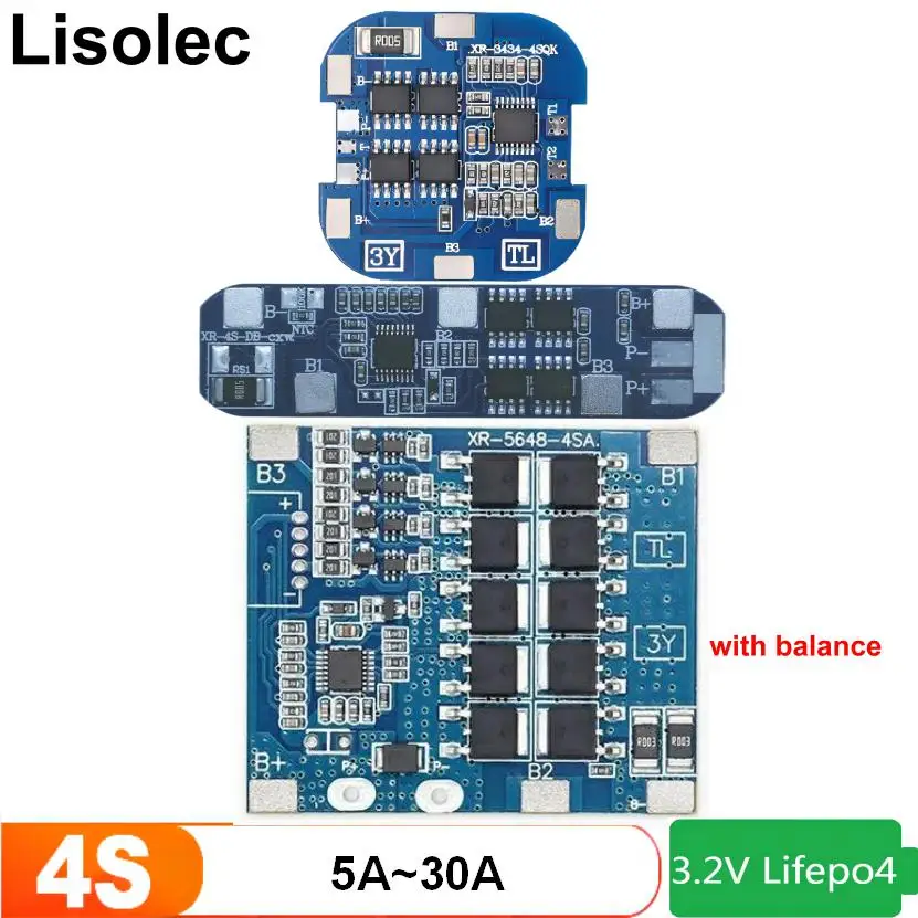 Lifepo4 BMS 4S 12 В 18650 21700 32700 32650 литий-железо-фосфатная батарея 5A 8A 10A 20A 30A Защитная плата разряда заряда