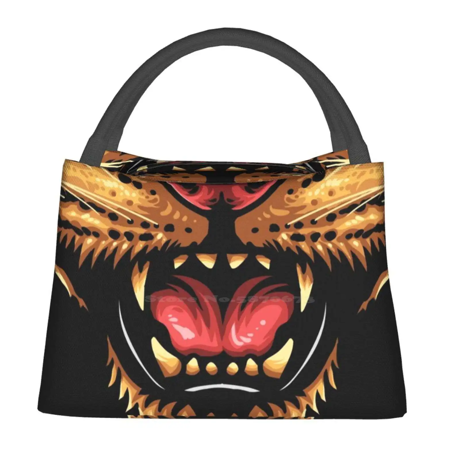 

Jaguar Spirit Animal Food Portable Insulation Bag Cooler Tote Spirit Animal