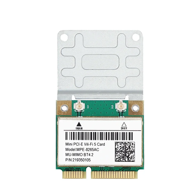 MPE-8265AC Беспроводная половинная мини PCI-E Wi-Fi карта Wifi 5 Двухдиапазонная 802.11AC 2 4 ГГц