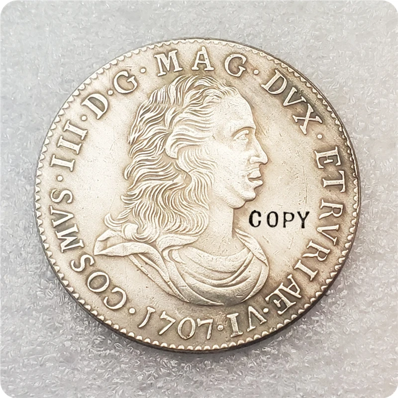 1707 1712 г. Ливорно (итальянские Штаты) 1 толлеро-cosimo III копия монет | Дом и сад