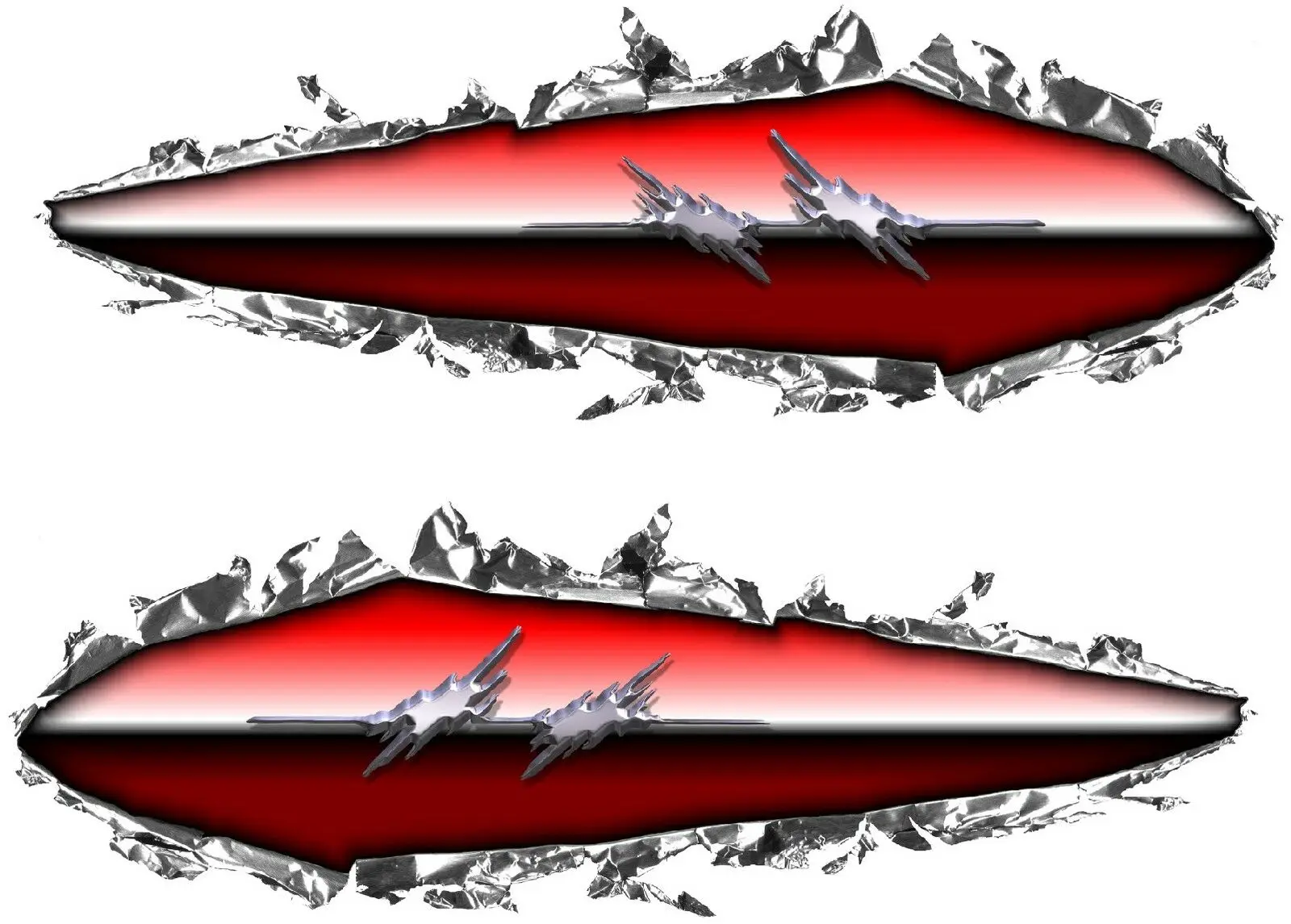 

Boat Car Truck Motorcycle Gas Tank Graphics Decal wrap Stickers 14" set