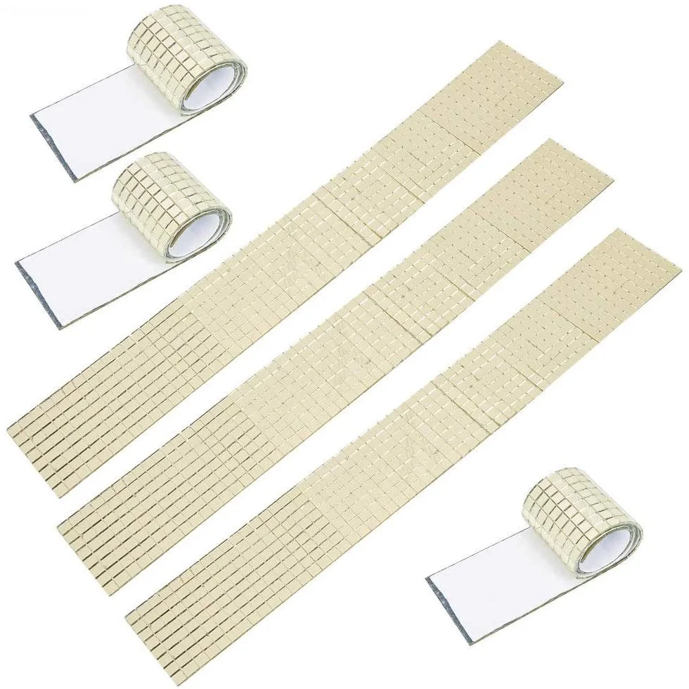 

2880pcs Self-Adhesive Mini Square Glass Mirrors Mosaic Tiles Decorative Craft DIY Accessory for Household Decorations