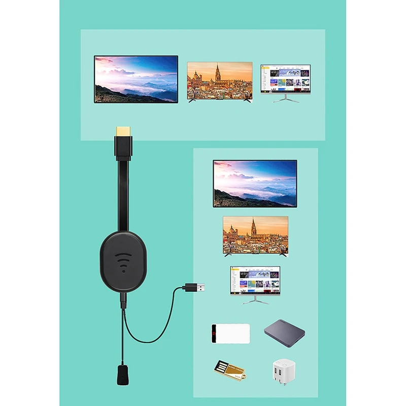 Адаптер для ТВ-приставки E38 Wi-Fi дисплей приемник Miracast Airplay 2 4G беспроводная деталь