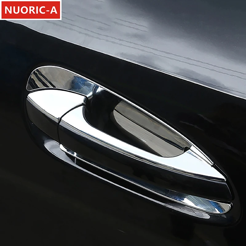 Декоративная рама дверной ручки для Mercedes Benz A B C E Class GLK ML GL GLA CLA CLS GLS GLE Стайлинг