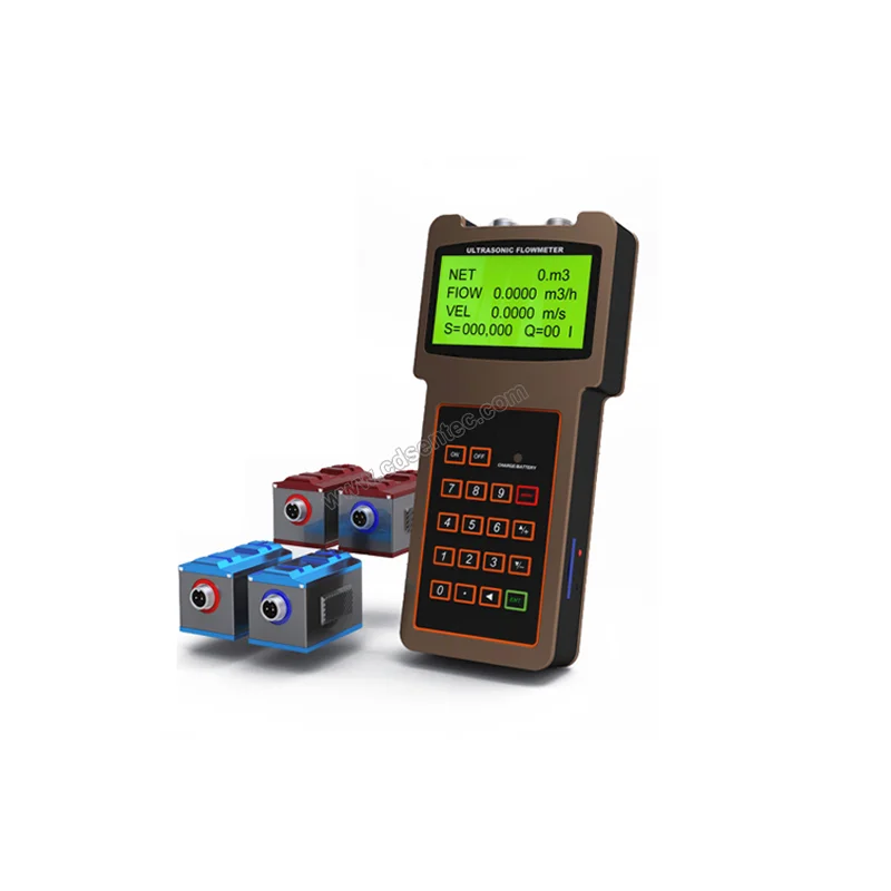 DN15-DN6000 clamp на портативный жидкий расходомер воды Доплеровский Ультразвуковой