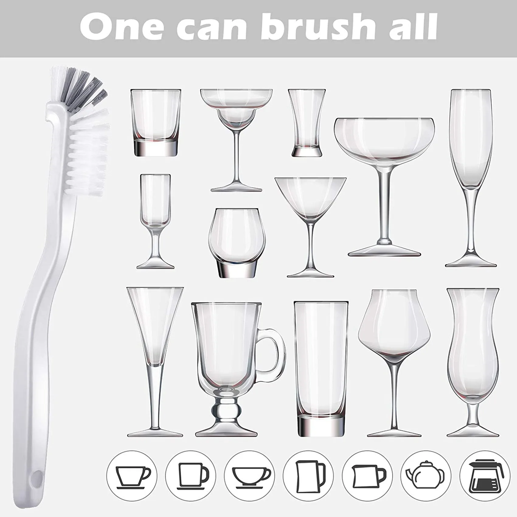 Щетка для мытья посуды 5 шт.