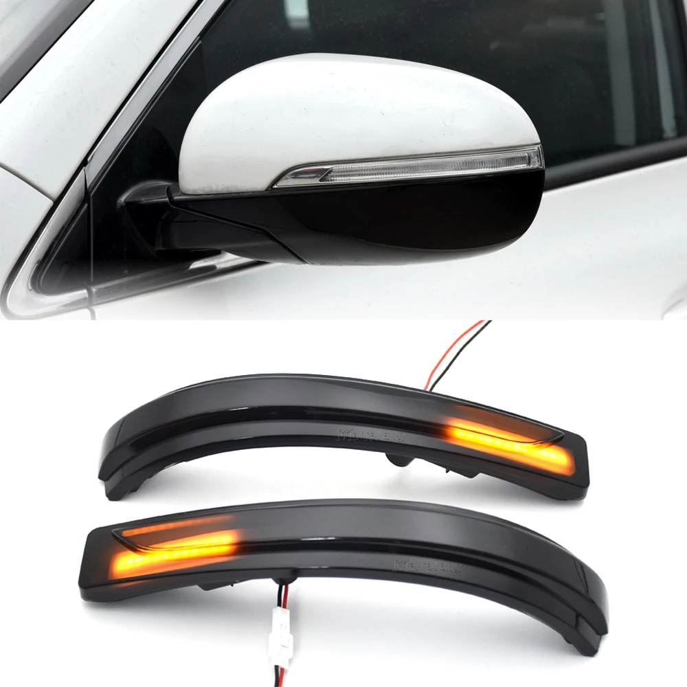 

2PCS For Kia Sorento 2016 2017 2018 2019 2020 Dynamic LED Side Mirror Blinker Flowing Light Turn Signal Indicator Lamp