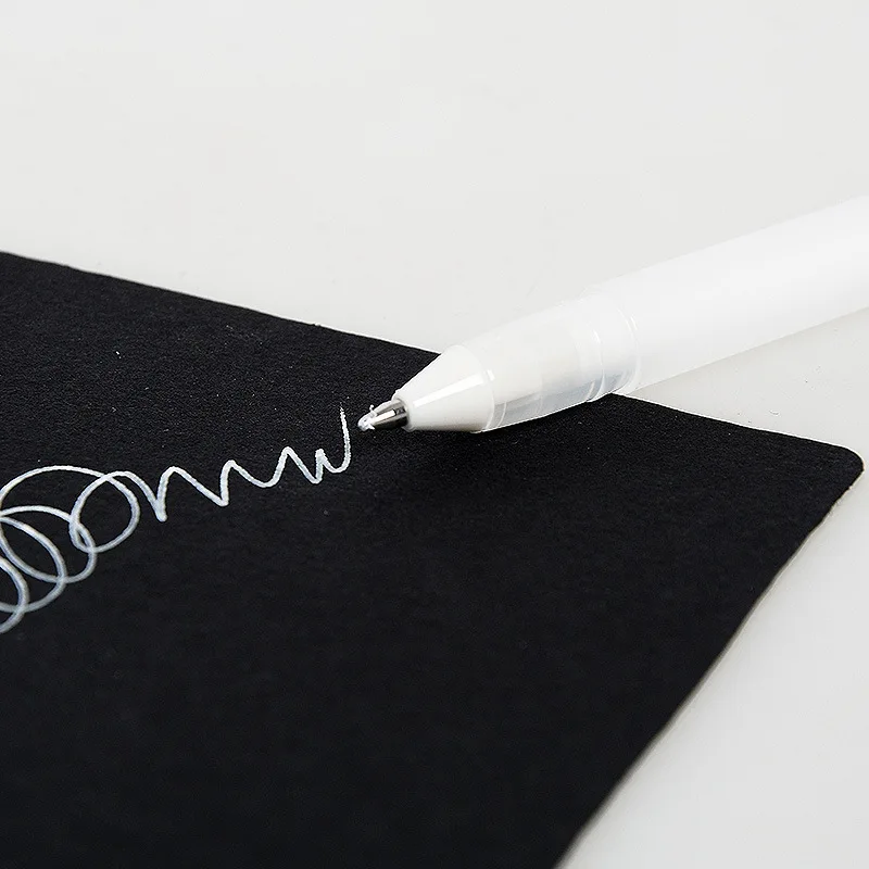 

Гелевая ручка LLD Sakura с белыми чернилами, выделитель, художественный маркер, тонкий наконечник для студентов, рисование, письменные принадле...