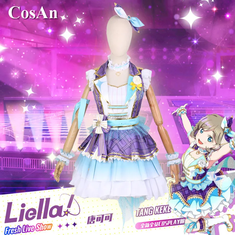 

CosAn LoveLive Liella Fresh Live Tang Keke/Heanna Sumire/Shibuya Kanon/Arashi Chisato/Hazuki Ren Cosplay Costume Idol Dress New