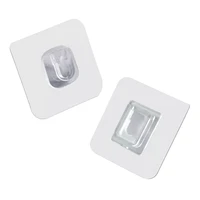 2022102030pack seamless wall hooks transparent heavy duty double sided self adhesive hooks for bathroom kitchen door organizat