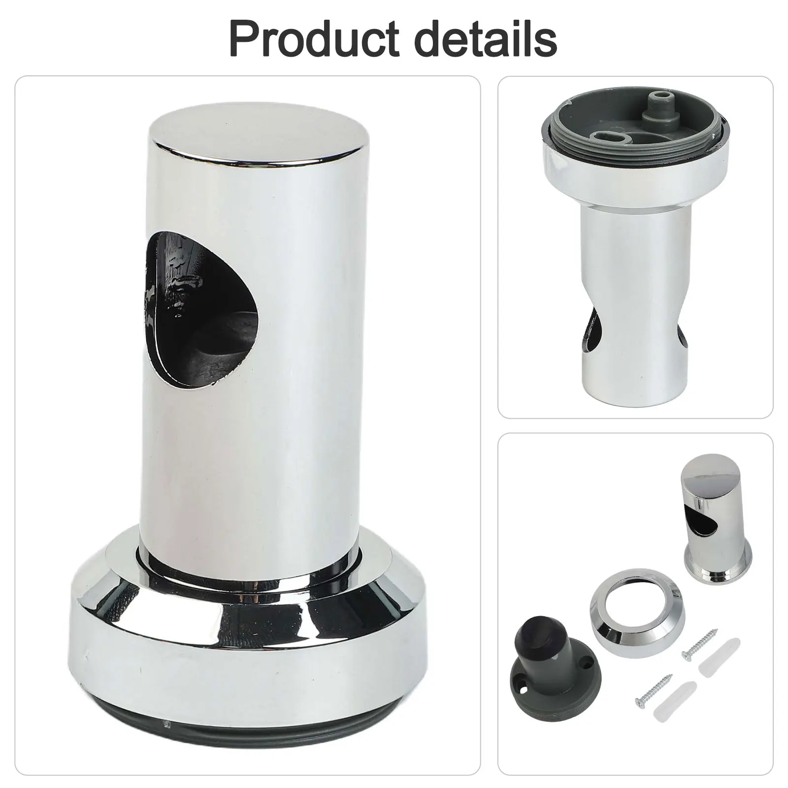 

1 шт., настенный кронштейн, 22 мм, отверстие, монтажный кронштейн для душевой штанги, круглая труба, держатель для фитинга для ванной комнаты, АБС-пластик, аксессуары для ванной комнаты