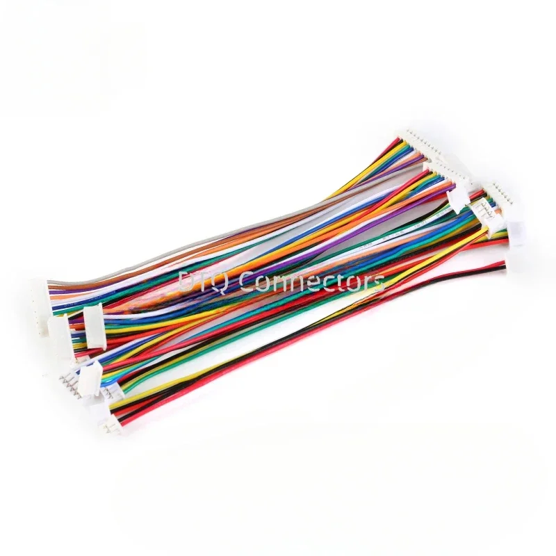 Фото 10 шт./лот JST1.25MM ZH1.5MM PH2.0MM XH2.54MM 2/3/4/5/6/7/8/10P/12 Pin 10 см/20 см/30 см гнездовой разъем с проводом №5