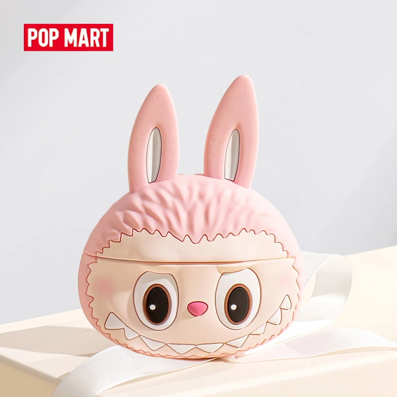 

POP MART LABUBU EarPhone Case Pink For iPhone AirPods Pro Beautiful Cute Case Free Shipping