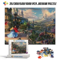 cinderella disney princess jigsaw puzzle 353005001000pcs thick cardboard high quality puzzles for adult educational kids toys