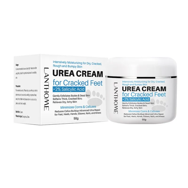 

Cleft Foot Urea Cream 50g Oil Anti-Drying Crack Foot Cream Heel Cracked Repair Cream Removal Dead Skin Hand Feet Care Foot Mask