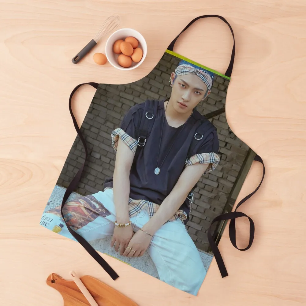 ATEEZ ZERO:FEVER THANXX HONGJOONG фартук сексуальный товары для дома и кухни