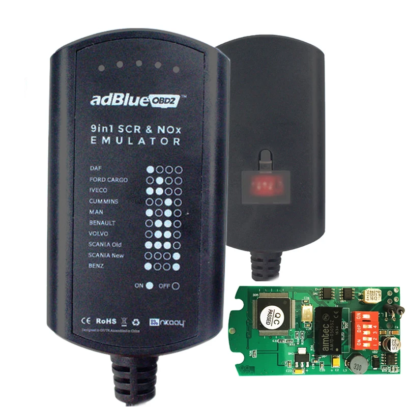 

ECUTOOL Full Chip Adblue 9 in 1 Adblue Emulater for Trucks Heavy Duty Trucks Obd 2 With CD