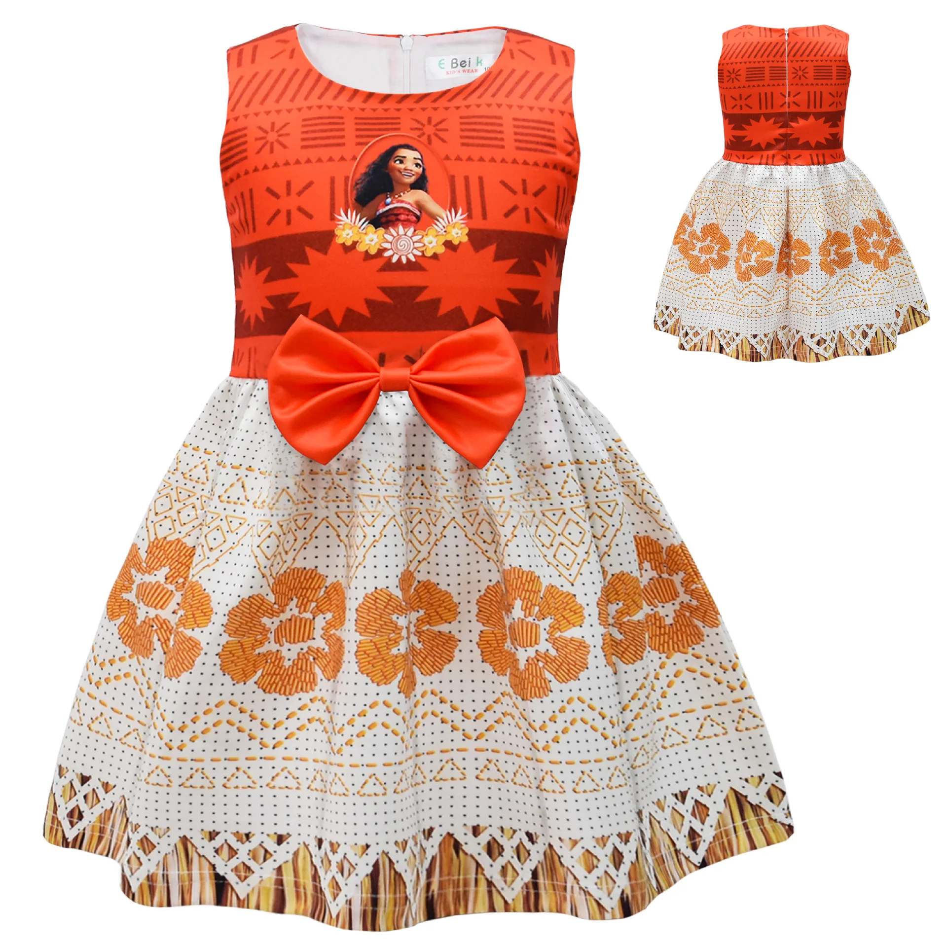 

New Fantasia Cartoon Fancy Princess Dress For Girls Charm Bow Sleeveless Birthday Party Skirt Halloween Carnival Dresses