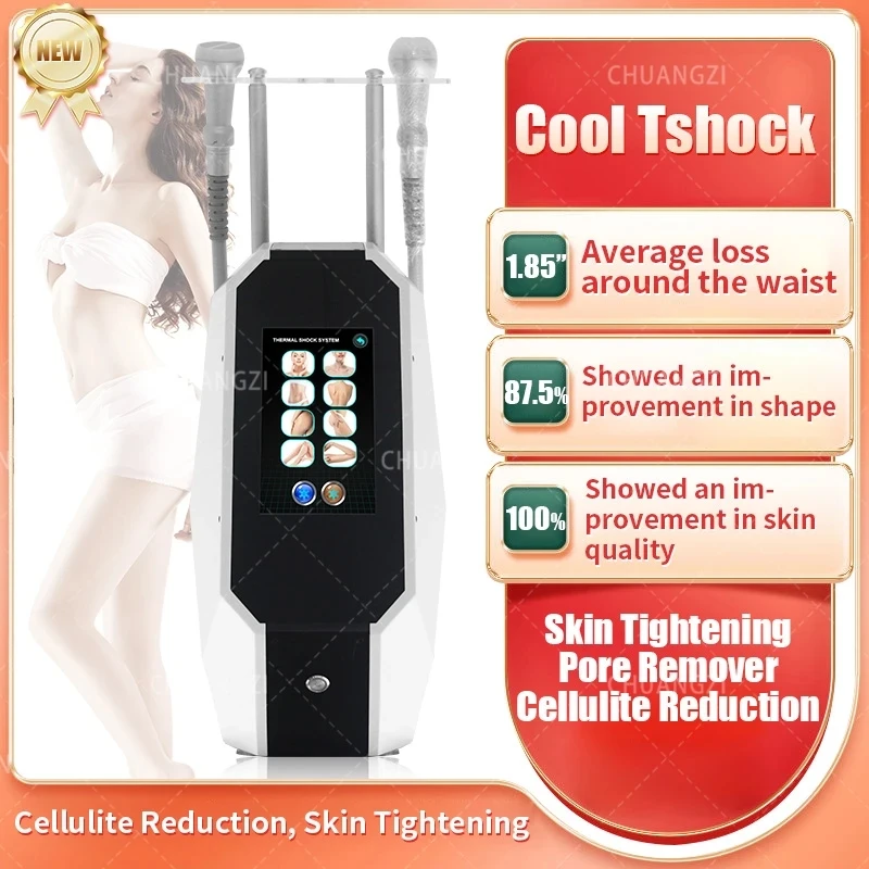 

2023 NEW-Cool Tshock Thermal Shock&EMS Boby Contouring Ellulite Decrease Skin Tightening Pore Remover Cellulite Reduction