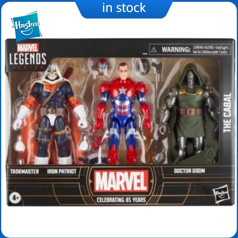 Фото В наличии: Оригинальная фигурка Hasbro Marvel Legends Series, посвященная 85-летию, с персонажами Доктор Дум, Железный Патриот, Таскмастер, аниме-фигурка, модель игрушки. №2