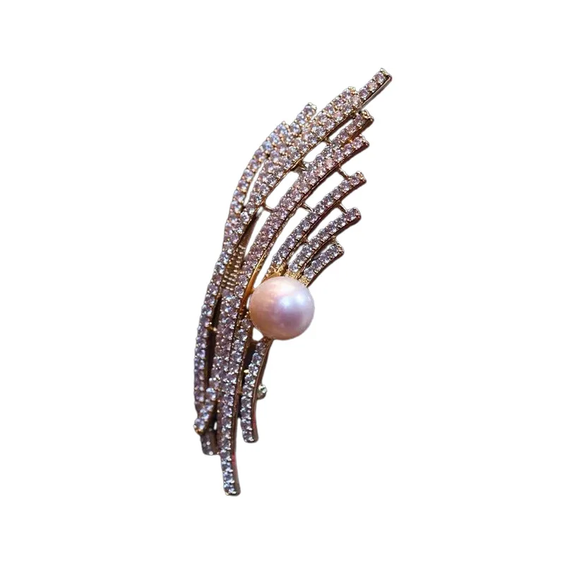 【Аксессуары DIY】Новая элегантная женская брошь с цирконом аксессуары для