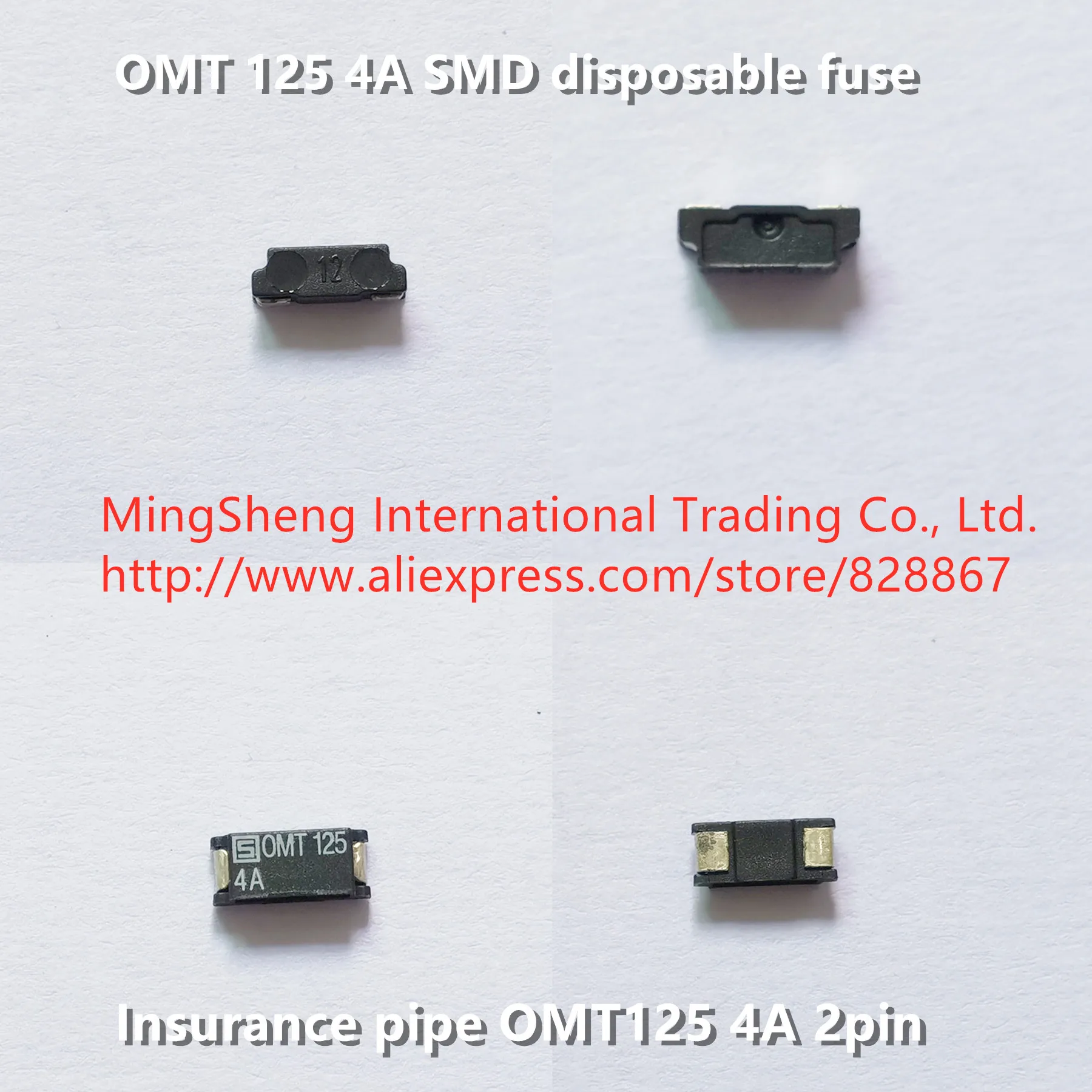 

Original new 100% OMT 125 4A patch disposable fuse insurance pipe OMT125