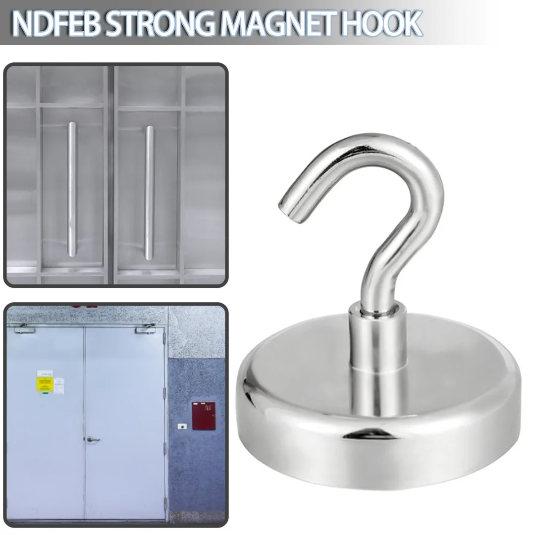 

Магнитные Крючки с защитой от ржавчины для дома и улицы, мощный магнитный крючок, подвесной крючок для кухни, дома, рабочего места, офиса, гаража