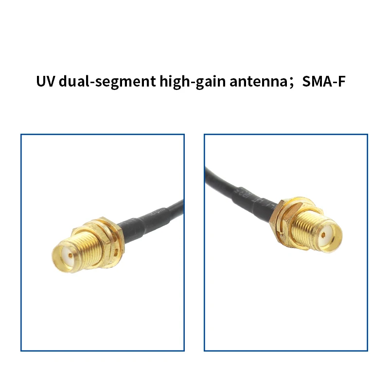 LSENG Vehicle Antenna SMA-Female Magnetic High Frequency Vehicle Antenna for  Kenwood Baofeng UV-5R Two-way Radio Communicator
