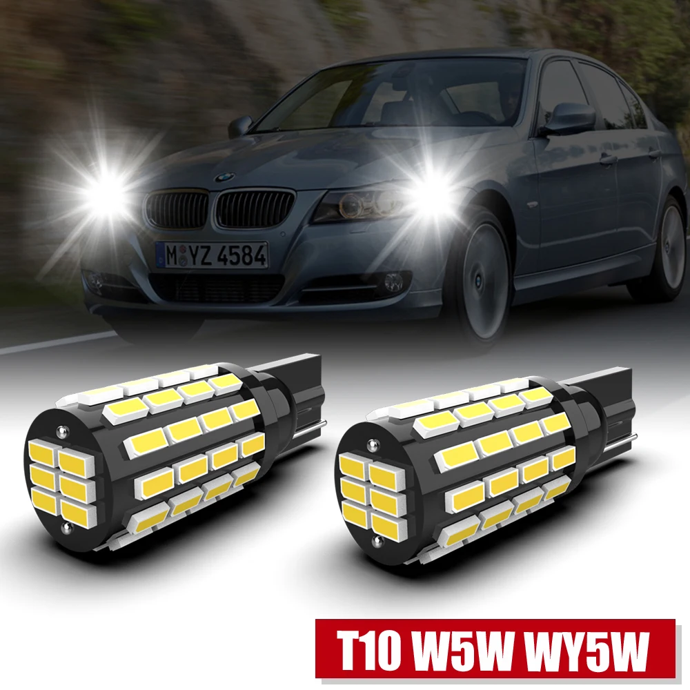 

2 шт., Автомобильные светодиодные сигнальные лампы W5W T10 501 194 5w5