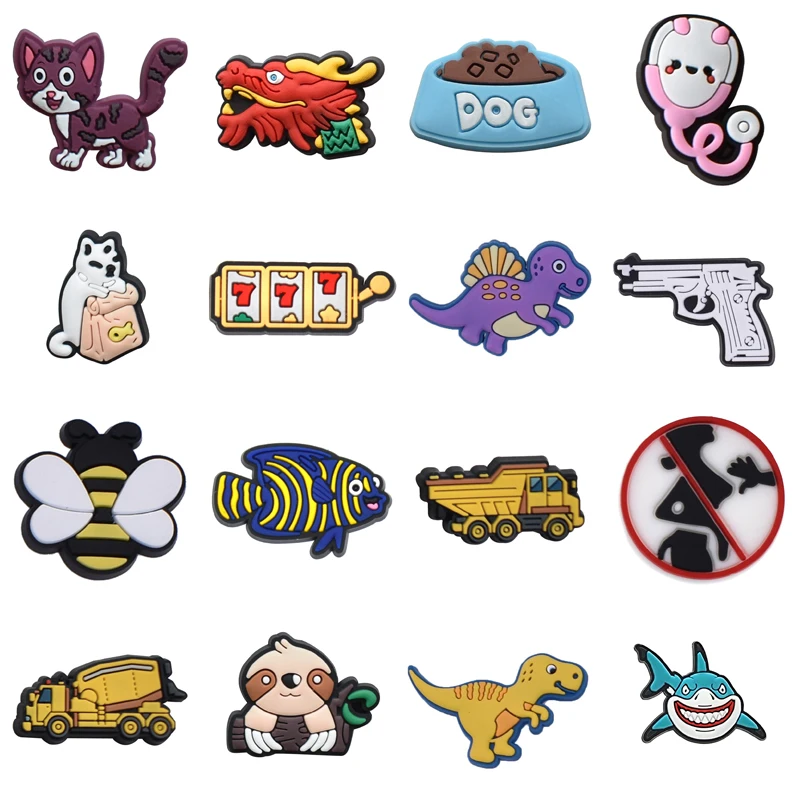 

Men Shoes Accessories Set Jeans Para Pins Shoe Charms Decorations for Crocs Boy Gifts Wholesale Bulk Women Charm Kids Girl Packs