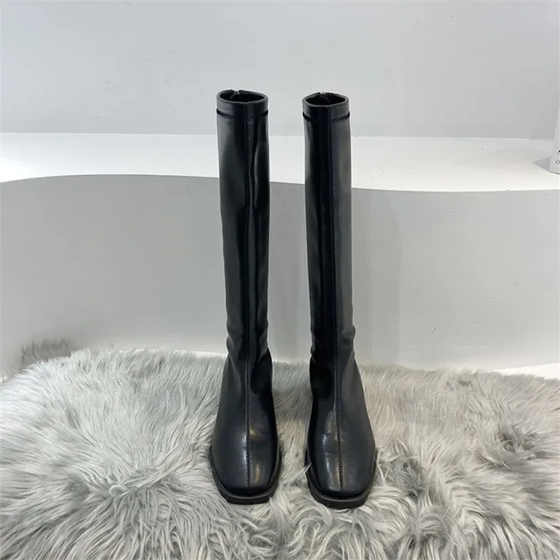 Martin Boots Women's Plush 2022 New Knight White Net Red Thin Plush Boots