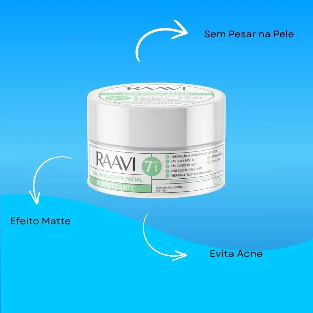 Увлажняющий Гель Для лица Raavi освежающий 100 г