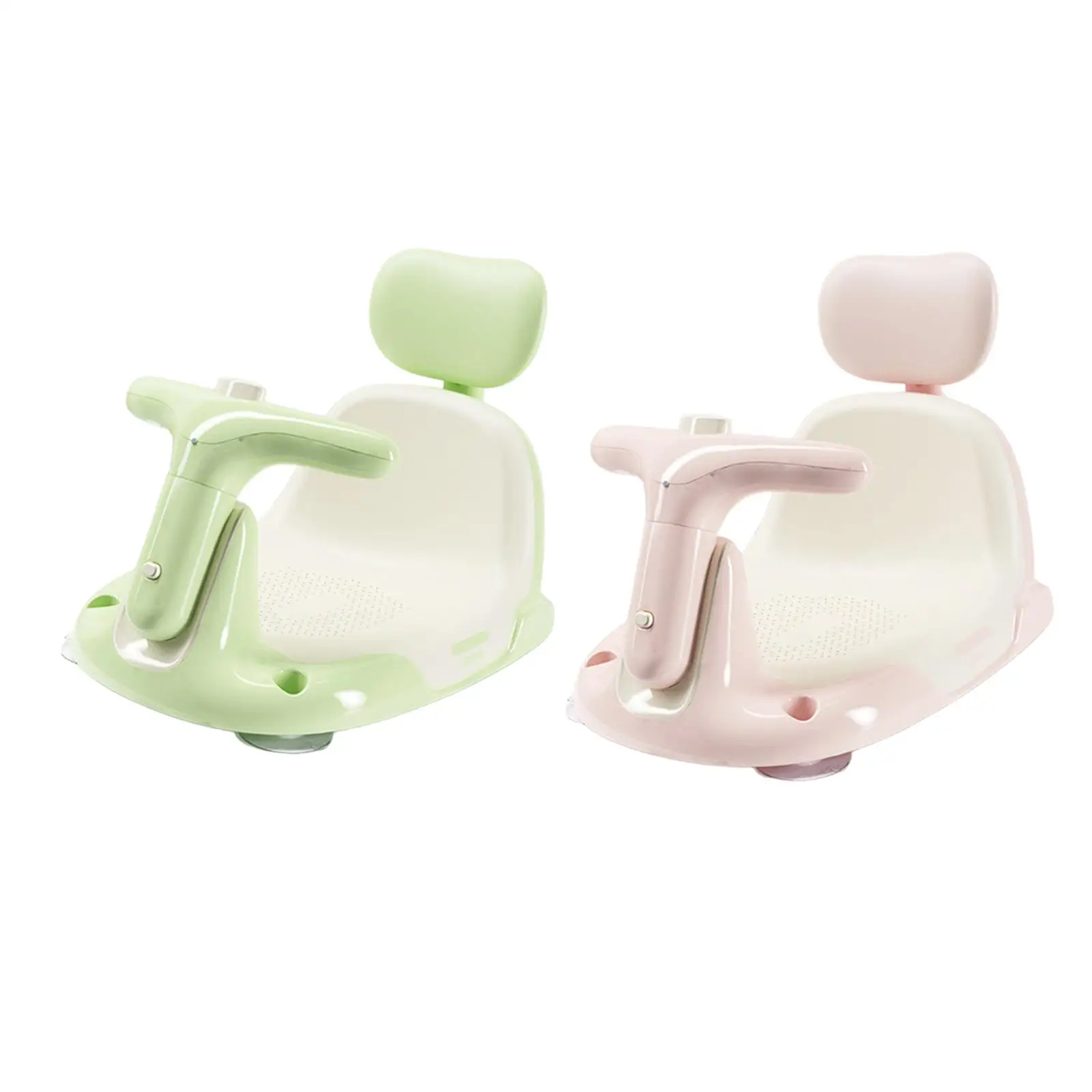 

Suction Cup Bath Seat Tub Sitting up Drain Hole Seat Bathroom Anti Slip Bathtub Chair Bath Chair Stable for Baby Newborn Kids
