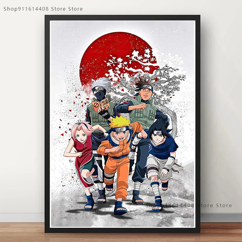 

Набор для алмазной вышивки «сделай сам» Bandai, Набор для вышивки крестиком из аниме «Наруто», «Саске», мозаика на стену, декор для гостиной