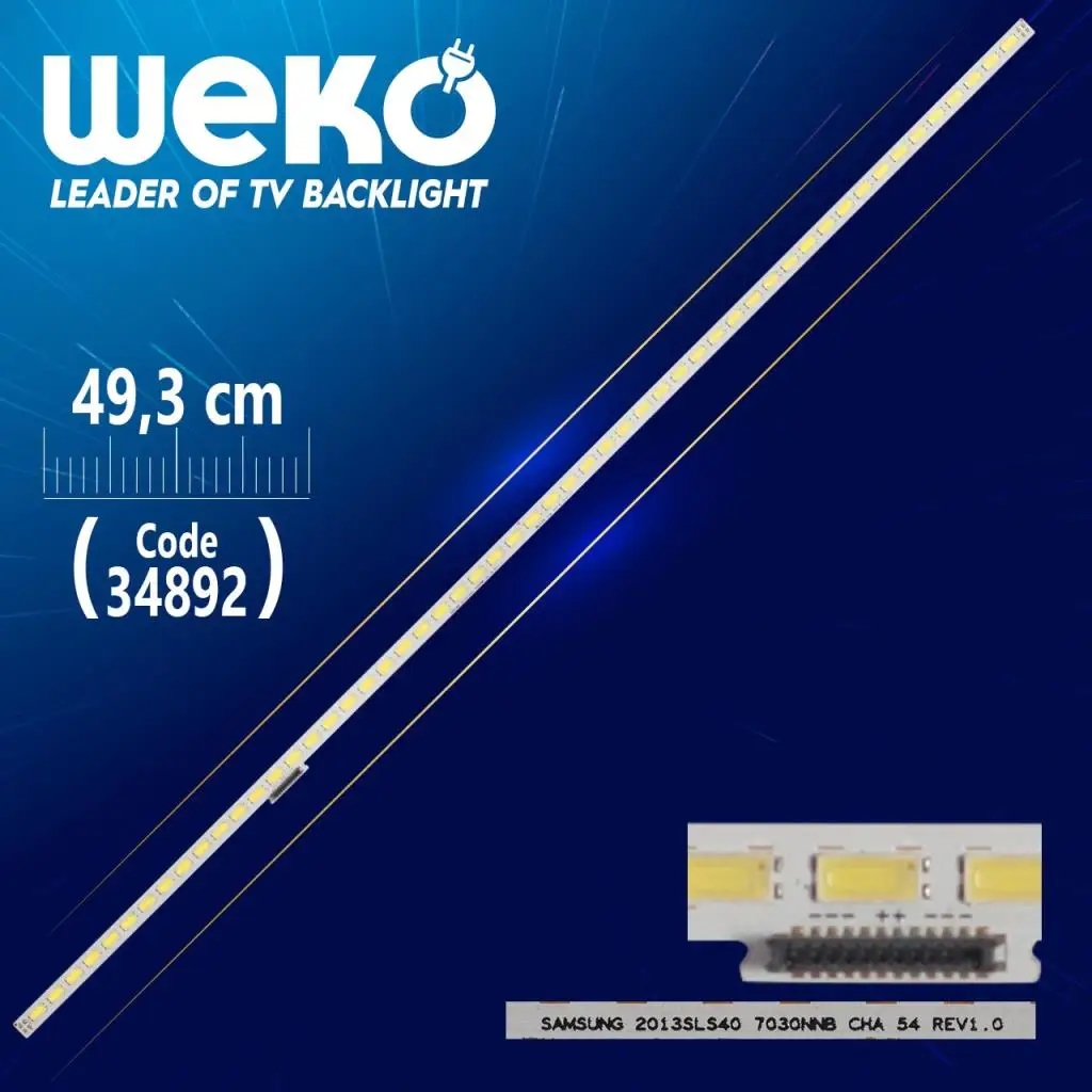 SAMSUNG 2013 SLS40 7030NNB CHA 2D MB7 54 REV1.0 - 54 LED 49,3 см- (WK-394) SAMSUNG 2013 SLS40 7030NNB CHA 2D MB7 54 REV1.0 - 54 LED 49,3 см- (WK-394)