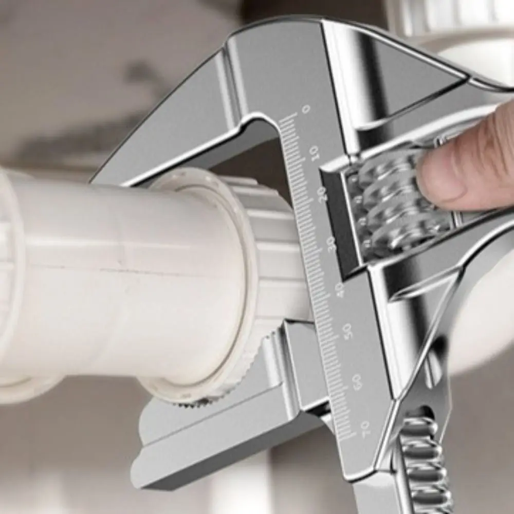 Регулируемый гаечный ключ с короткой ручкой для ванной комнаты мини-ключ большим