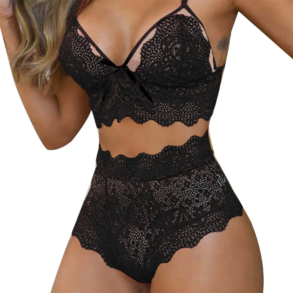 

One-Piece Lace Seamless Bra Brief Sets Push Up Underwear Bra Sexy Girl Lingerie Erotic Clothing Bodysuit Pajamas Clothing