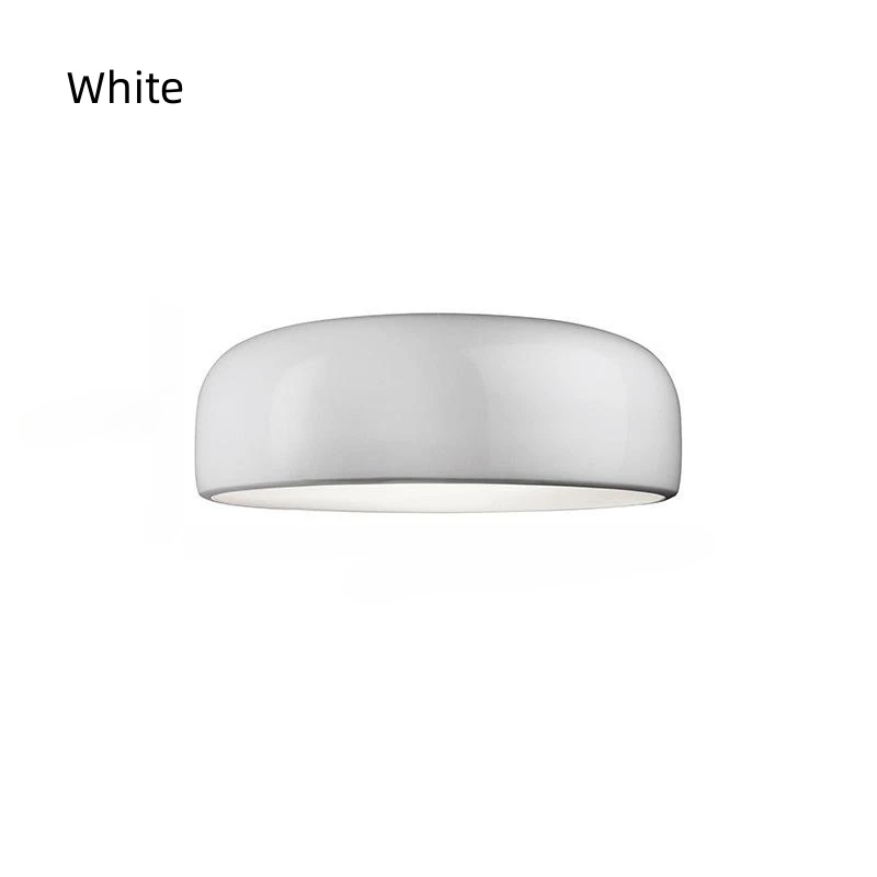 

Минимализм, итальянский дизайнерский потолочный светильник Smithfield с крышкой для кастрюли, для спальни, кабинета, круглые лампы для внутреннего освещения, черные и белые лампы для ресторана