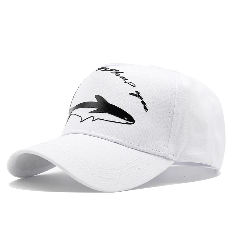 

New Cotton fishing Men baseball cap for women snapback hat Shark embroidery bone caps gorras casual casquette men hip hop hats